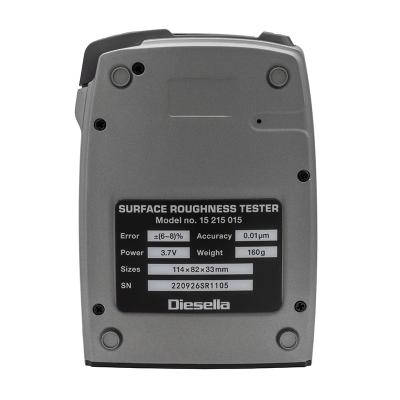 Ruheds måler med dobbelt LCD display (Ra, Rz, Rq, Rt)